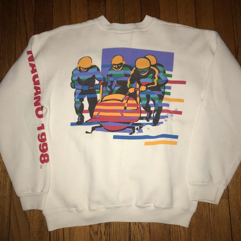 Size M 1998 IBM USA Olympic Sweatshirt Japan
